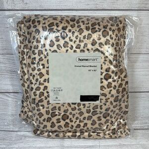 Brown Leopard Blanket